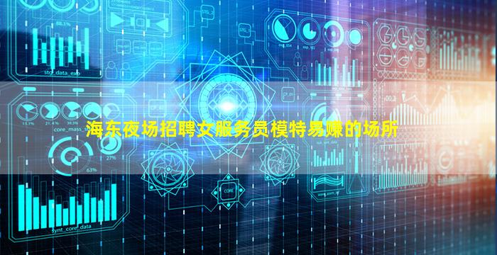 海东夜场招聘女服务员模特易赚的场所